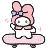 Стикер 50 Sanrio - стикосики с персонажами my melody и др.
