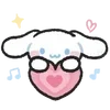 Стикер 45 Sanrio - стикосики с персонажами my melody и др.