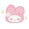 Стикер 14 Sanrio - стикосики с персонажами my melody и др.