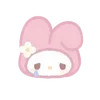Стикер 17 Sanrio - стикосики с персонажами my melody и др.