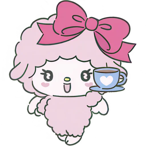 ☕️ Стикер «Персонажи Санрио» для Telegram