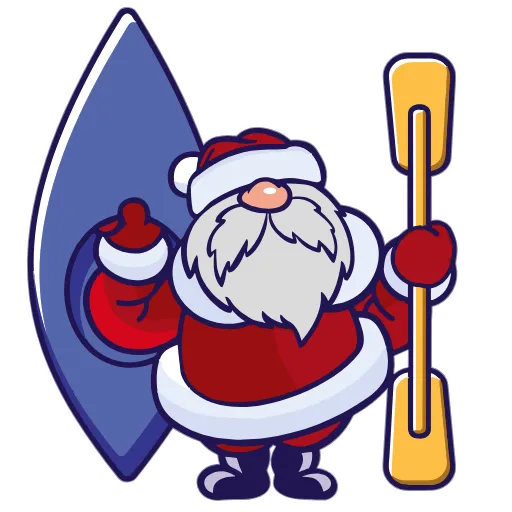 Стикер 29 Santa Claus - новогодний пак