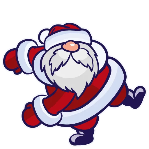 Стикер 13 Santa Claus - новогодний пак