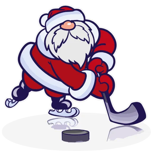 Стикер 25 Santa Claus - новогодний пак