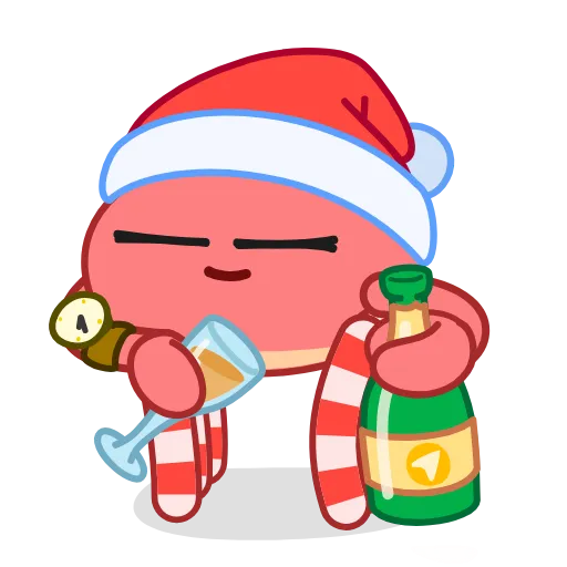 Стикер 12 Santa's Crab