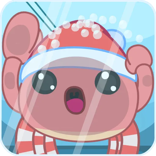 Стикер 9 Santas Crab
