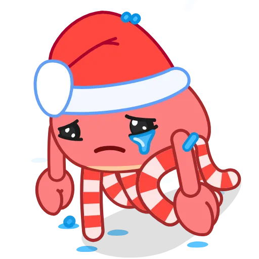Стикер 15 Santas Crab