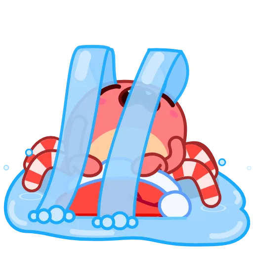Стикер 8 Santas Crab