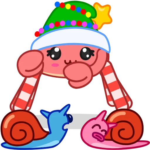 Стикер 2 Santas Crab