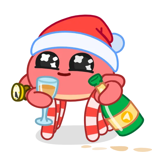 Стикер 12 Santas Crab