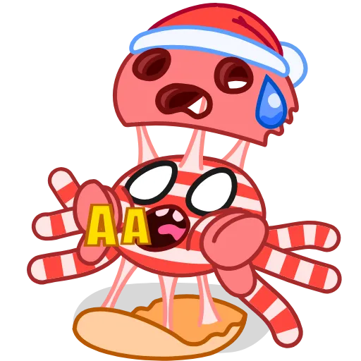 Стикер 4 Santas Crab