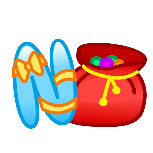 Стикер 37 Santa Emoji