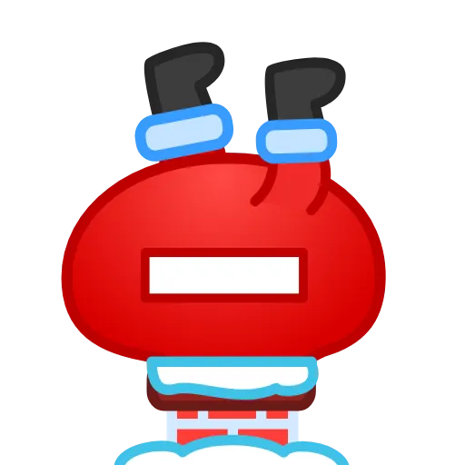 Стикер 34 Santa Emoji