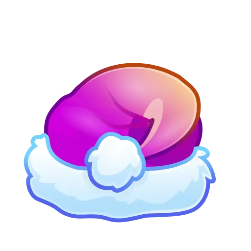 Стикер 56 Santa Hat