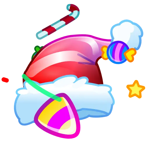 Стикер 14 Santa Hat
