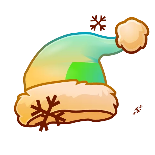 Стикер 60 Santa Hat
