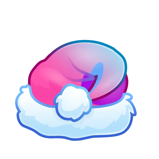 Стикер 23 Santa Hat