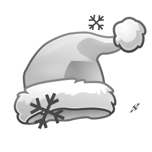 Стикер 21 Santa Hat
