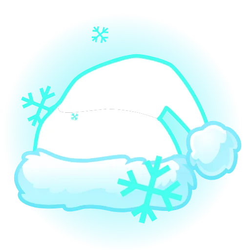 Стикер 19 Santa Hat