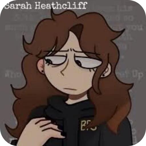☹ Стикер «Sarah Heathcliff» для Telegram