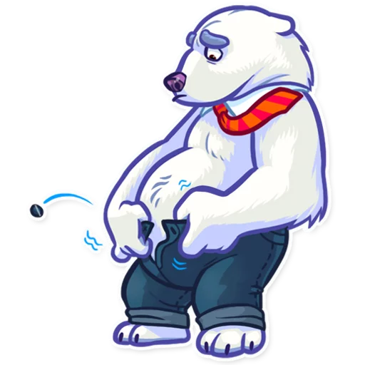 Стикер 30 Polar Bear