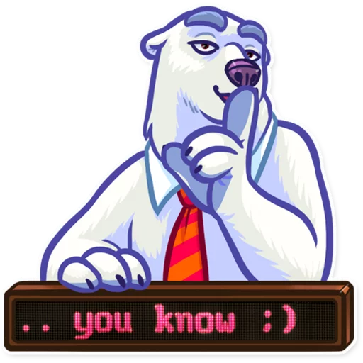 Стикер 31 Polar Bear