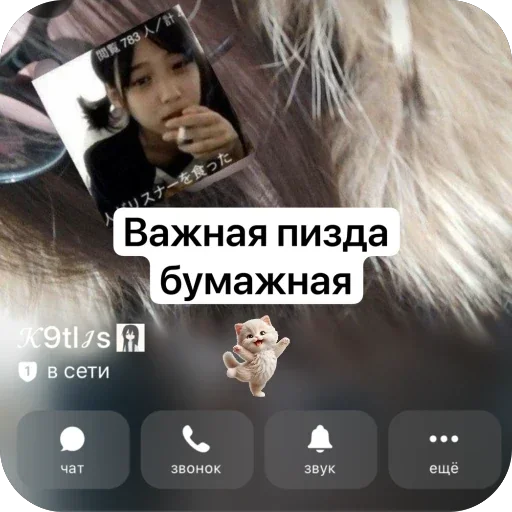 🤪 Стикер «Кетлис жирная» для Telegram