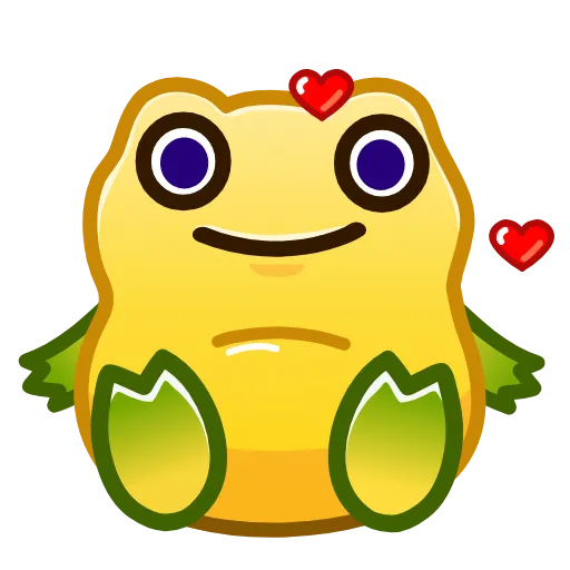Стикер 10 Kissed Frogs