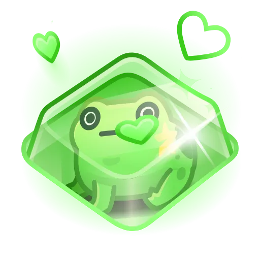 Стикер 30 Kissed Frogs