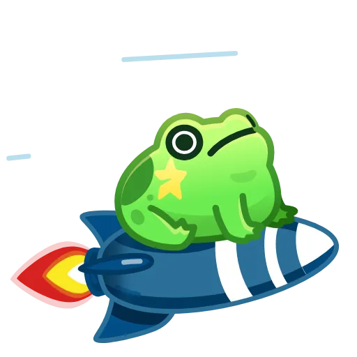 Стикер 28 Kissed Frogs