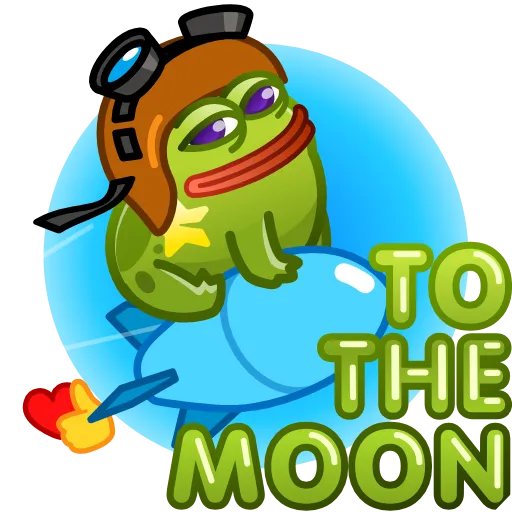 Стикер 4 Kissed Frogs