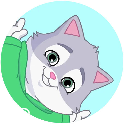 🕺 Эмодзи «СберКот на чиле весь год» для Telegram