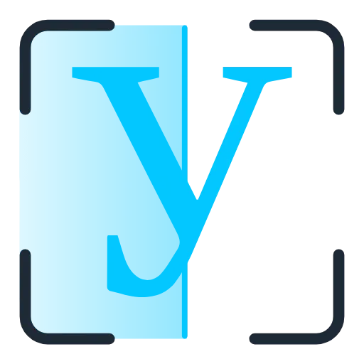 Стикер 22 Scan Blue