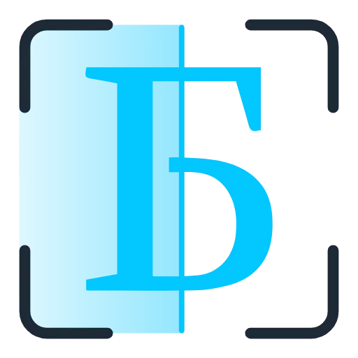 Стикер 3 Scan Blue