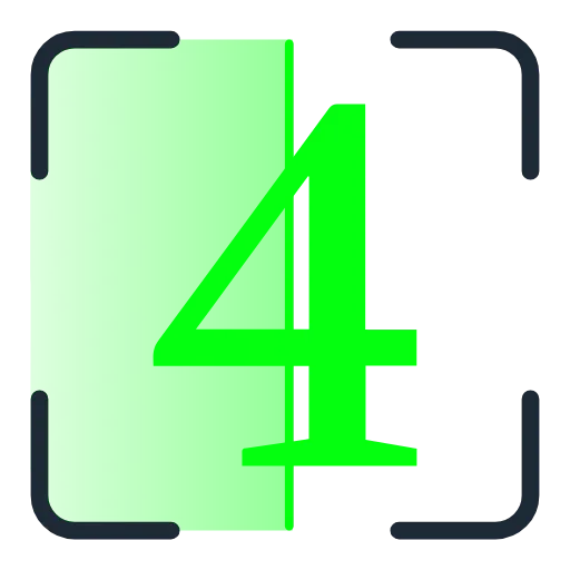 Стикер 45 Scan Green