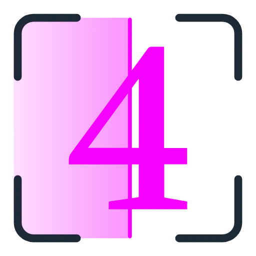 Стикер 45 Scan Pink