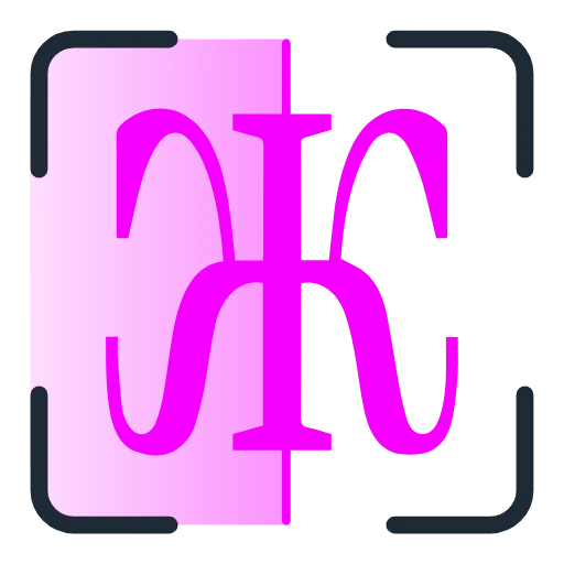 Стикер 9 Scan Pink