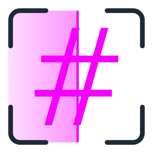 Стикер 38 Scan Pink