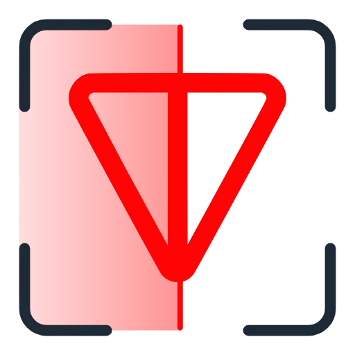 Стикер 52 Scan Red