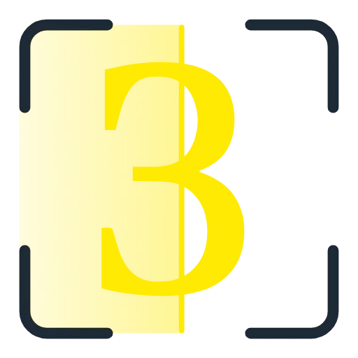 Стикер 44 Scan Yellow