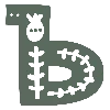 😜 Эмодзи «Зелёные буковки» для Telegram
