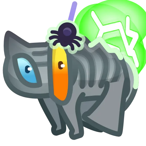 Стикер 32 Scared Cat