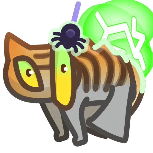 Стикер 33 Scared Cat