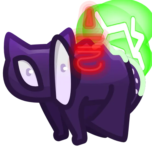 Стикер 5 Scared Cat