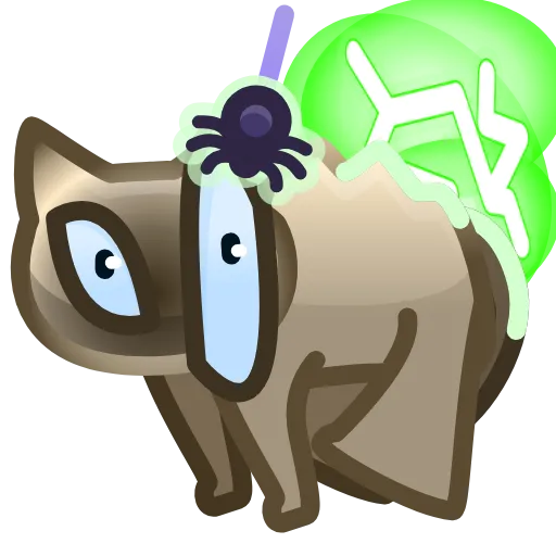 Стикер 4 Scared Cat