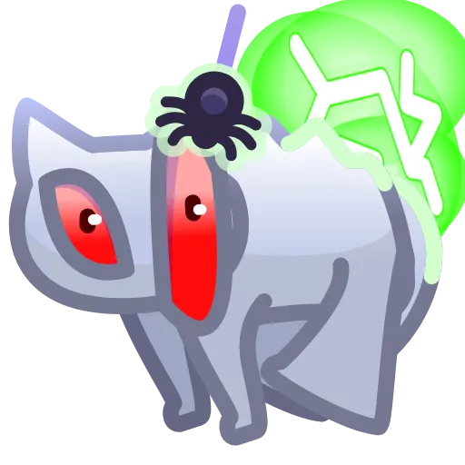 Стикер 28 Scared Cat