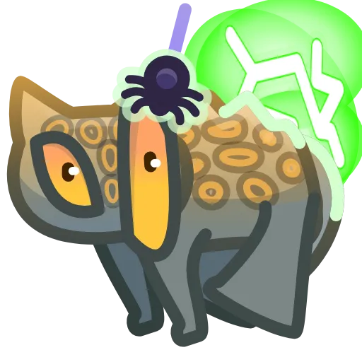 Стикер 12 Scared Cat