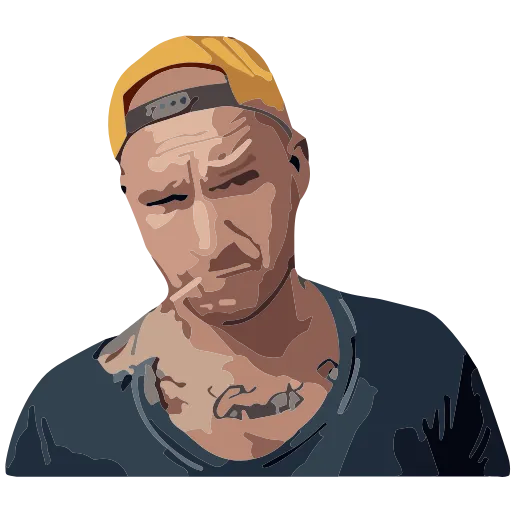 🚬 Эмодзи «Schokk / Дима Бамберг» для Telegram