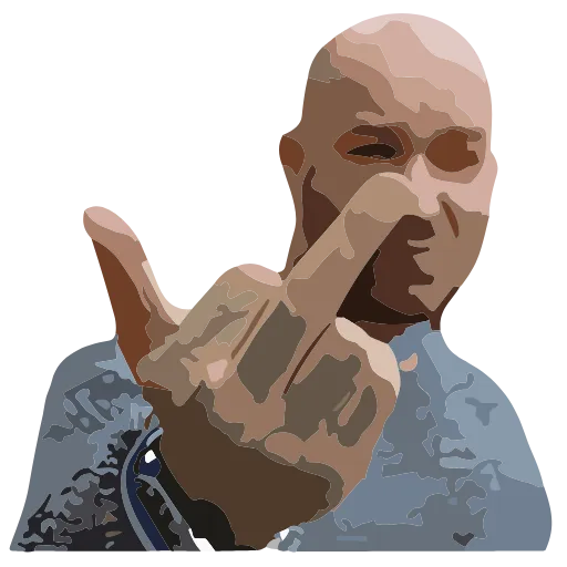 🖕 Эмодзи «Schokk / Дима Бамберг» для Telegram