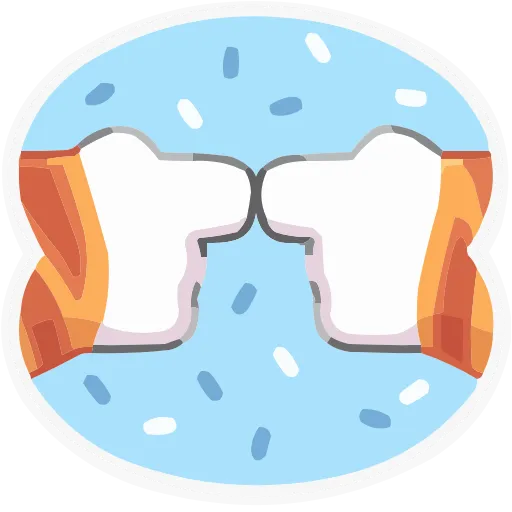 👉 Эмодзи «Лапки-царапки» для Telegram